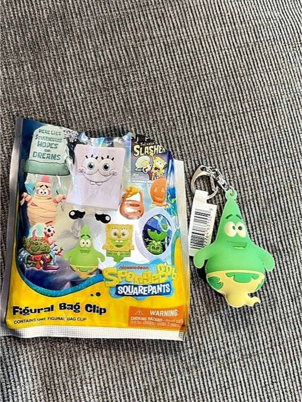 Nickelodeon SpongeBob SquarePants Halloween bag clip Patrick